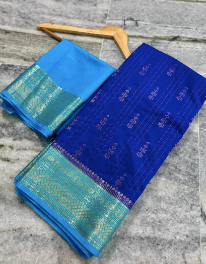 Semi-Banarasi Chinia Silk Saree code-004