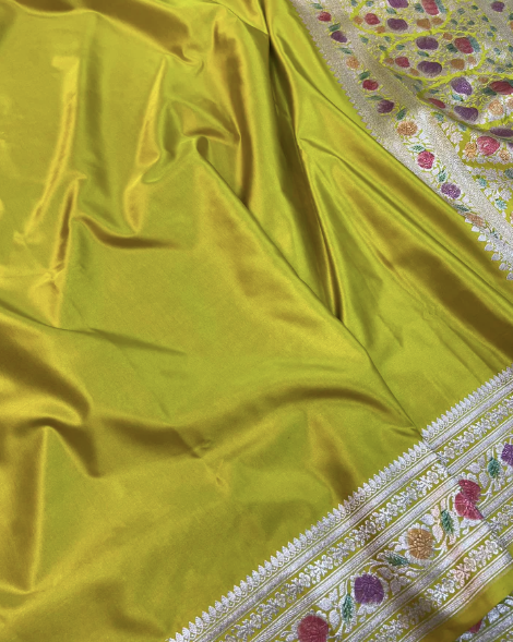 Banarasi Handloom Mashru Saree code-012