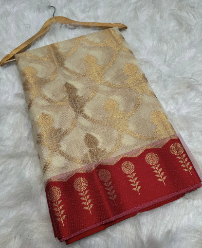 Banarasi Semi-Kota Check Silk Saree code-001