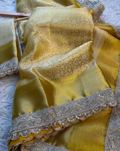 Semi-Banarasi Handloom Kanchipuram Silk Saree code-002