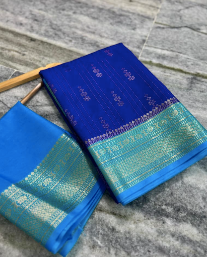 Semi-Banarasi Chinia Silk Saree code-004