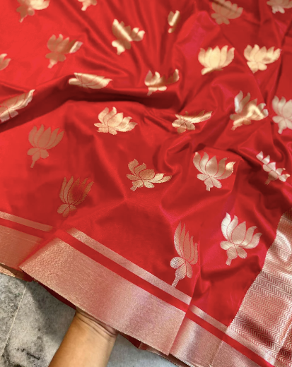 Semi-Banarasi Mashru Silk Saree code-005