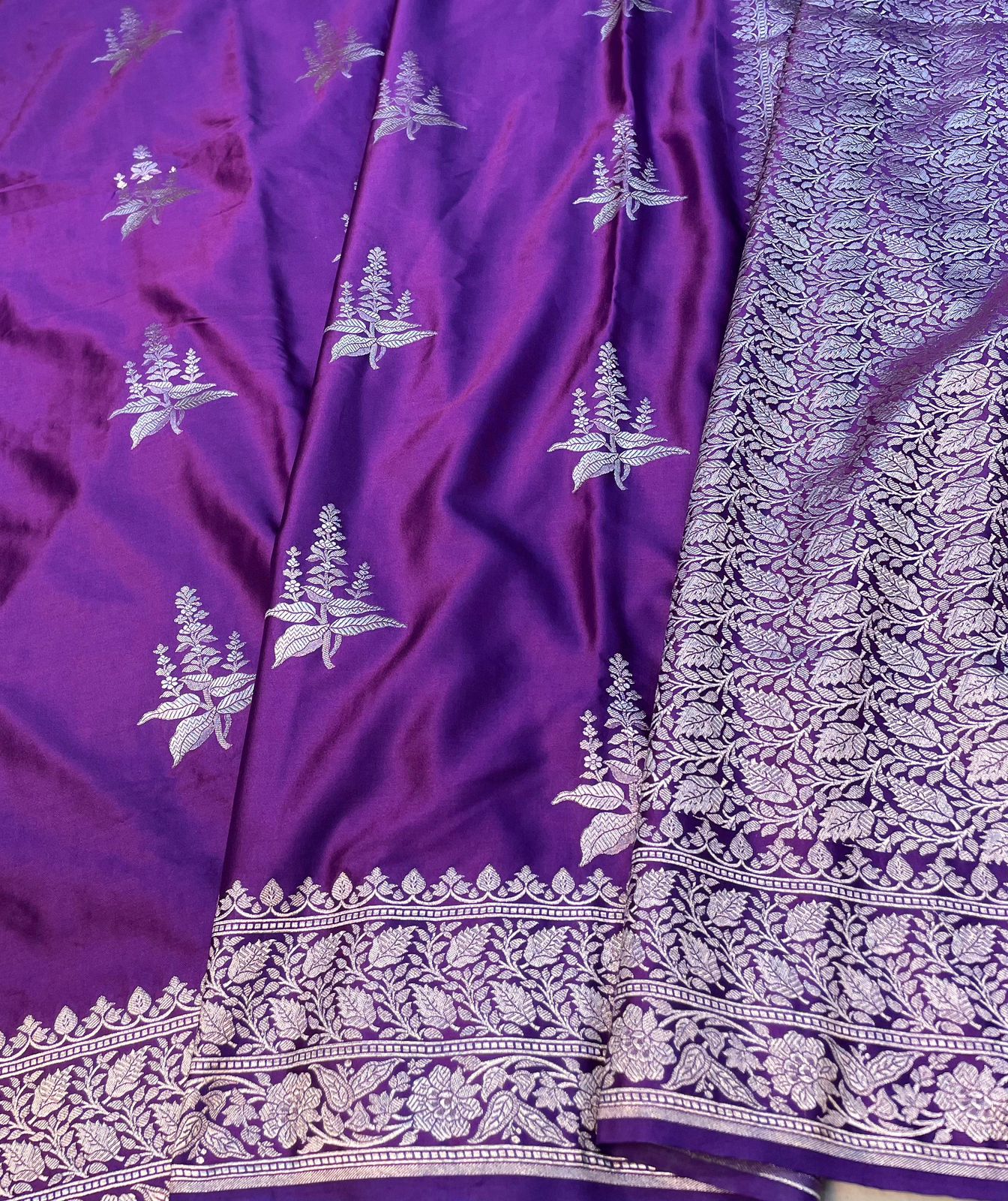 Banarasi Handloom Mashru Saree code-006