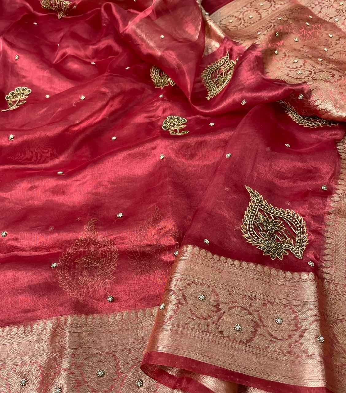Banarasi Pure tissue Silk Sarees code-001