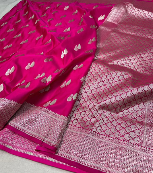 Banarasi Handloom Mashru Saree code-002