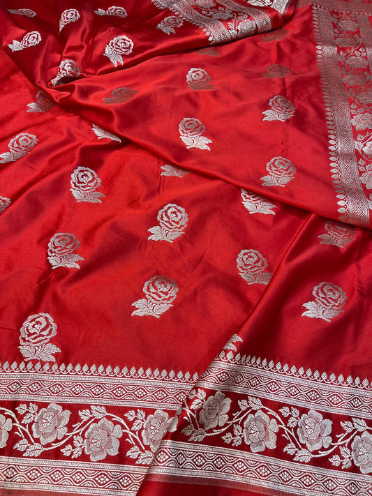 Banarasi Handloom Mashru Saree code-004