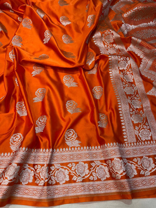 Banarasi Handloom Mashru Saree code-001