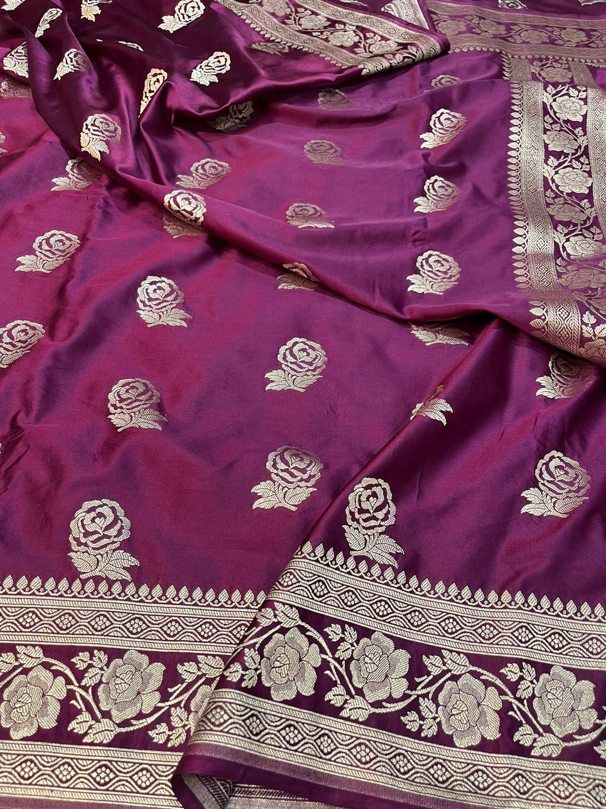 Banarasi Handloom Mashru Saree code-005