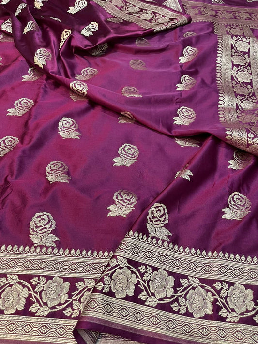 Banarasi Handloom Mashru Saree code-005