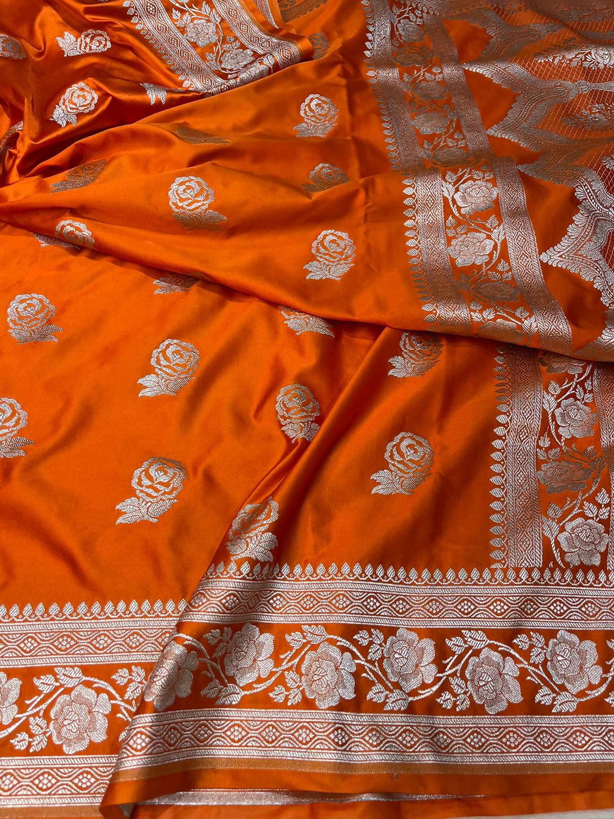 Banarasi Handloom Mashru Saree code-001