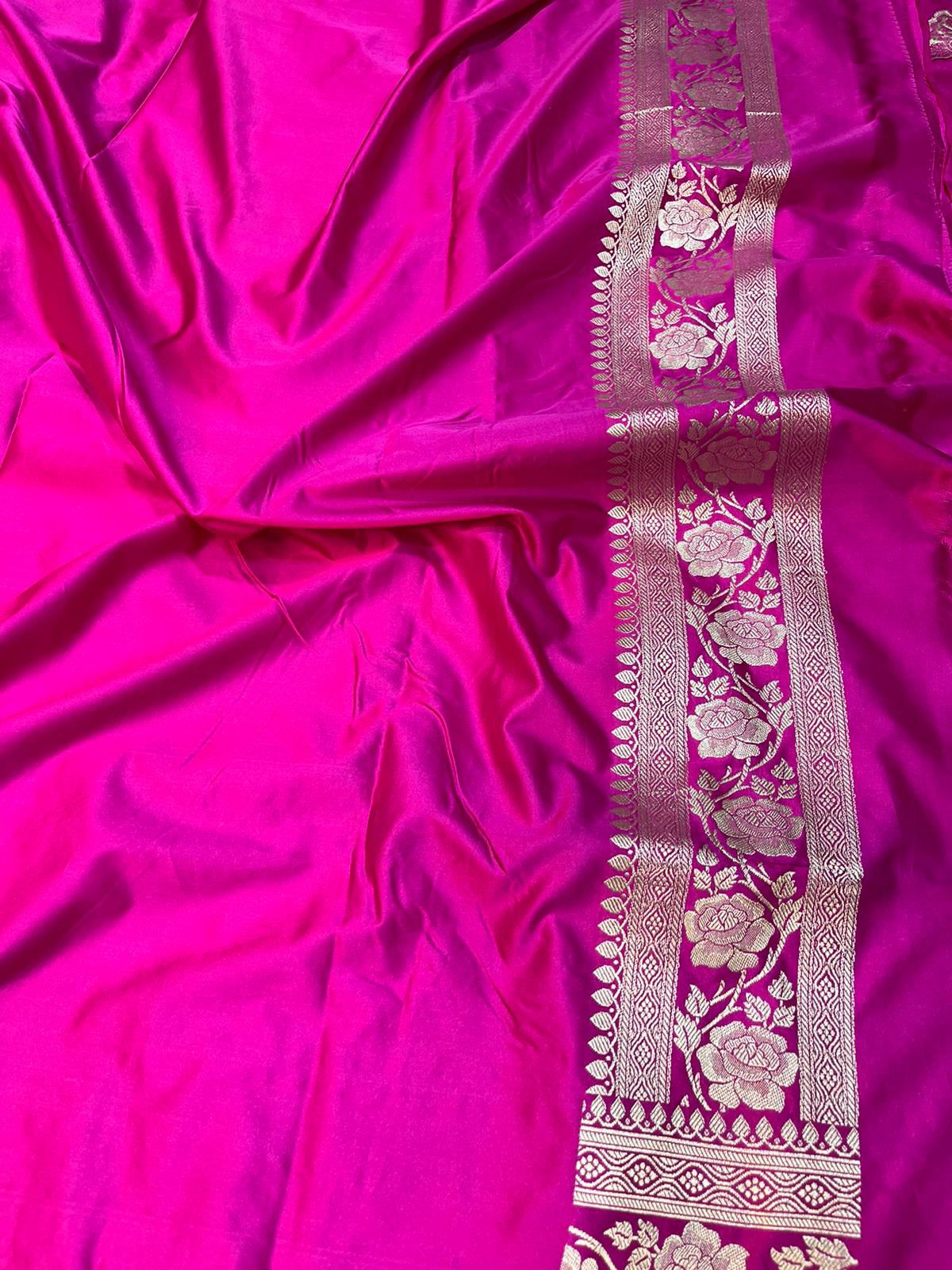 Banarasi Handloom Mashru Saree code-002